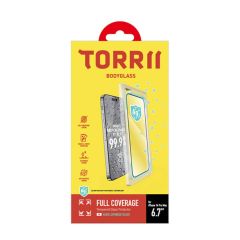 Torrii Bodyglass Screen Protector Anti-Bacterial Coating For Iphone 14 Pro Max (6.7) - Full - Black
