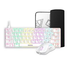 Gamdias Hermes E4 3-in-1 Combo Wired Keyboard, Mousepad & Mouse