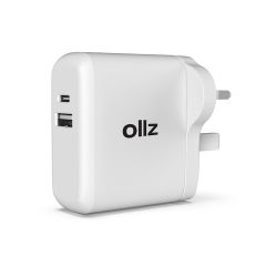 OllZ PowerPlug Wall Charger 45W 2-Port