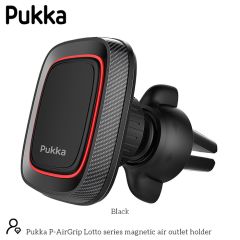 Pukka  P-AirGrip Lotto Series Magnetic Air Outlet Holder-Black