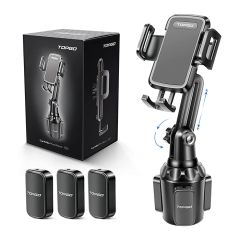 TopGo Cup Holder phone Mount up to 8"
