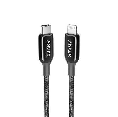 Anker PowerLine + lll USB-C To Lightning 0.9m - Black