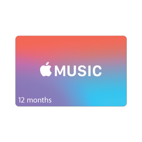 Apple Music - 12 Months Membership Gift Card