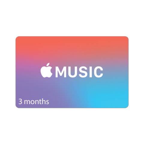 Apple Music - 3 Months Membership Gift Card