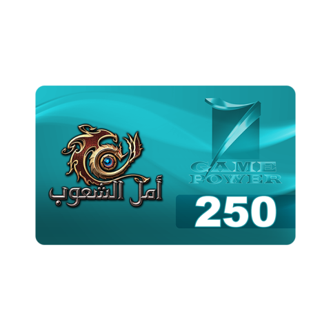 Arabic Rappelz - 250 Points Card