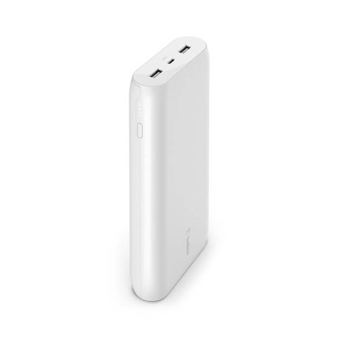 Belkin Power Bank 20K - 15W USB-C In - USB-A Out  - White