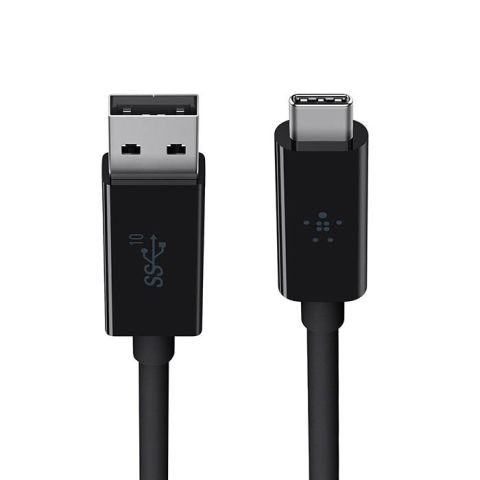 Belkin USB 3.1 - Type C-USB A ( 10Gbps 3 Amp ) 1m - USB-If Certified 