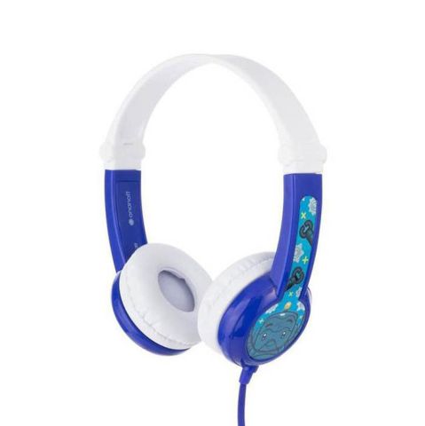 BUDDYPHONES Connect On-Ear Wired Headphones - Blue