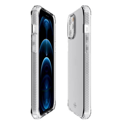 ITSkins Spectrum Clear- Antimicrobial Case For iPhone 12 / 12 Pro