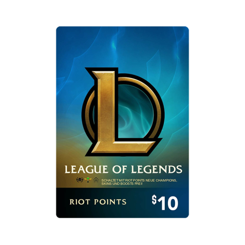 League Of Legends - $10 Card (North America)