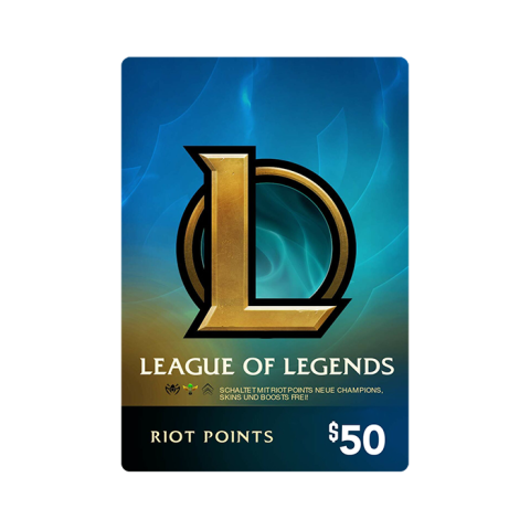 League Of Legends - $50 Card (North America)