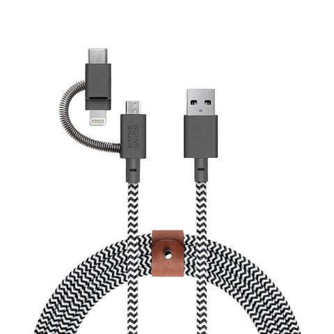 Native Union Belt Cable Universal 3-In-1 Charging Cable 2m