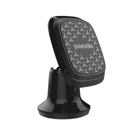 Porodo Magnetic Silicone Aluminum Alloy Dash Mount - Black