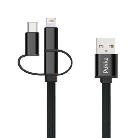 Pukka P.Cacmi1 3-In-1 (Micro, Lightening & USB-C Cables)