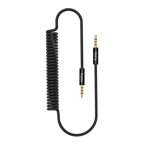 Pukka P.CAUX1 Premium Spring 3.5Mm Stereo Audio Cable