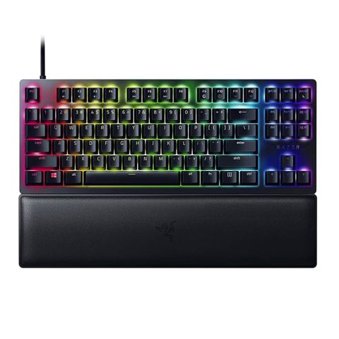 Razer Huntsman V2 Tenkeyless, Optical Gaming 
Keyboard - Clicky - Purple Switch