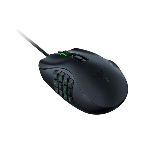 Razer Naga X Ergonomic MMO Gaming Mouse - Black, 18K DPI