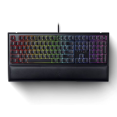 Razer Ornata V2 Hybrid Chroma RGB Gaming Keyboard, Multi-Function - Black