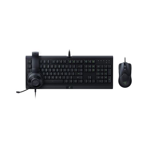 Razer Power Up Bundle V2, Kraken X Lite Gaming Headset, Keyboard, Mouse Mat, Mouse