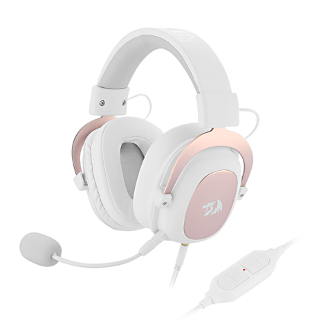 Redragon ZEUS 2 H510W Wired Gaming Headset, 7.1 Surround - White
