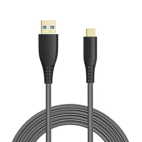 Tronsmart Tac01 0.9M USB-C To USB-A 3.0 Fast Charging Cable - Black