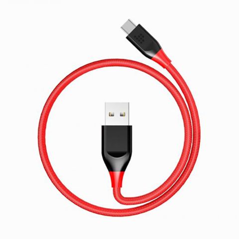 Tronsmart Tac01 0.9M USB-C To USB-A 3.0 Fast Charging Cable - Red