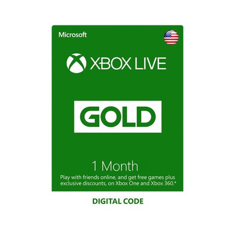 Xbox Live (US/EU) Gold 1 Month Subscription
